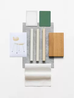 Material Moodboard for Klub Maison